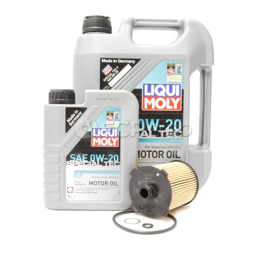 Volvo 4cyl Oil Change Kit - Liqui Moly