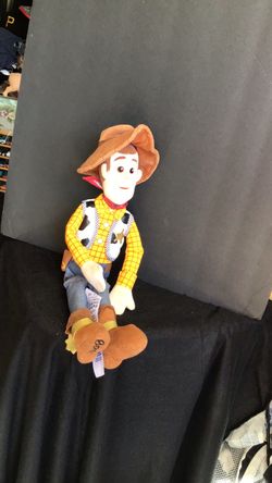 Disney Pixar sheriff woody plush doll 18” tall