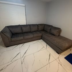 Grey L Shaped Couch