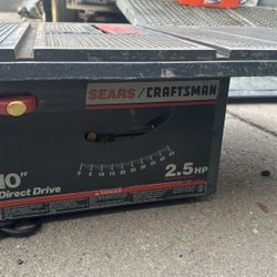 Craftsman Table Saw 