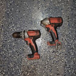 MILWAUKEE DRILL AND IMPACT SET