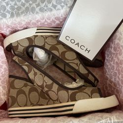 Coach wedges