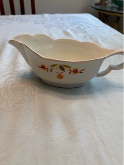 Hall Autumn Leaf Gravy Boat