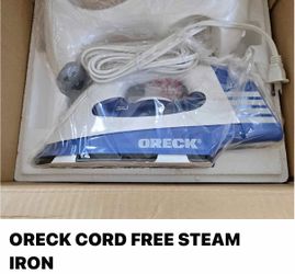 Oreck steam iron