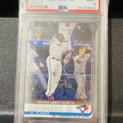 2019 Topps Chrome Update #58 Vladimir Guerrero Jr. RC Rookie PSA 9 MINT