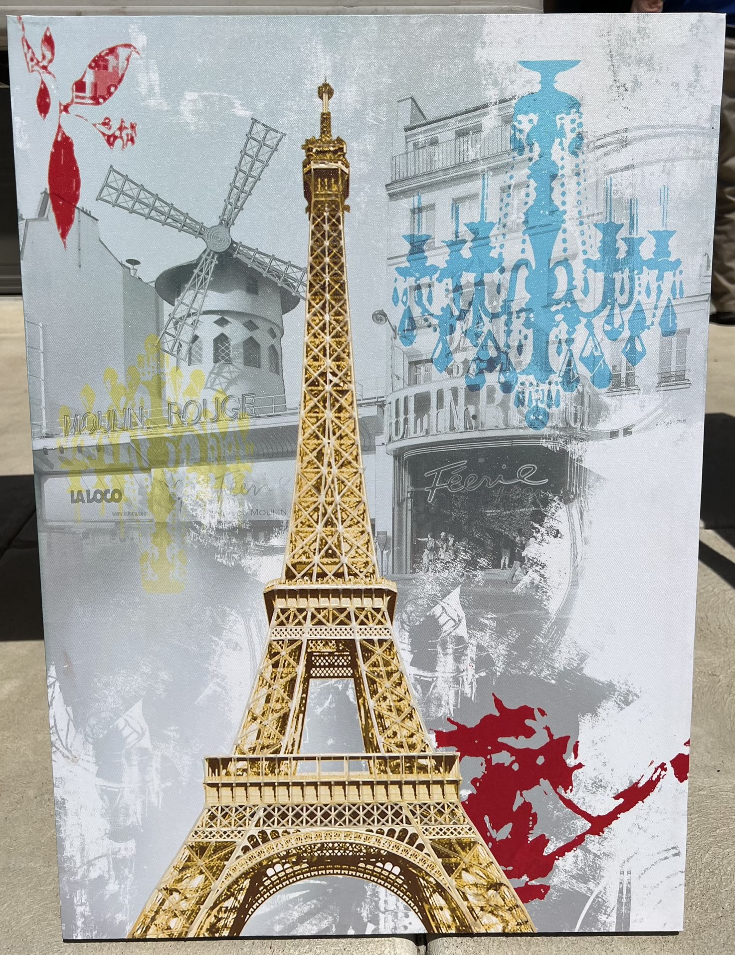 Eiffel Tower Paris Canvas Wall Art