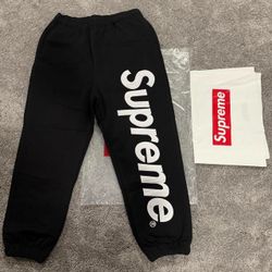 Black Supreme Pants