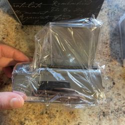 Things Remembered Lighted Touch Clock W/Stand/Pen NEW