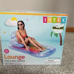 Intel King Kool Lounge Pool Inflatable 