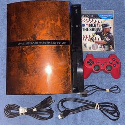 SONY PLAYSTATION 3 PS3 BACKWARDS COMPATIBLE CONSOLE WITH VIDEO GAME & CONTROLLER