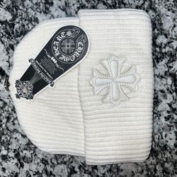 White Chrome Hearts Beanie 