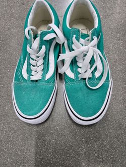 Vans Old Skool Teal Low-Top Sneakers
