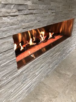 Empire 60 inch Carol rose outdoor fireplace