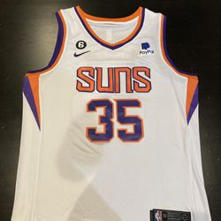 NIKE NBA PHOENIX SUNS KEVIN DURANT #35 White Jersey Size Large
