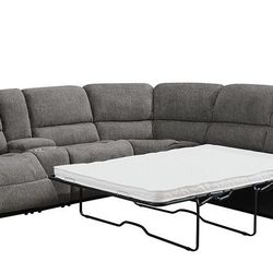 POWER RECLINING SLEEPER SECTIONAL: IN-STOCK CLEARANCE 