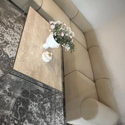 Sectional Sofa And Coffee Table