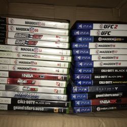 Xbox/Xbox 360/PS4 Games