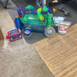 Hamster Cage +supplies
