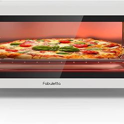  Air Fryer Toaster Oven Combo - Fabuletta 10-in-1 Countertop  Convection Oven 1800W, Flip Up & Away Capability for Storage Space,  Oil-Less Air Fryer Oven Fit 12 Pizza, 9 Slices Toast, 5