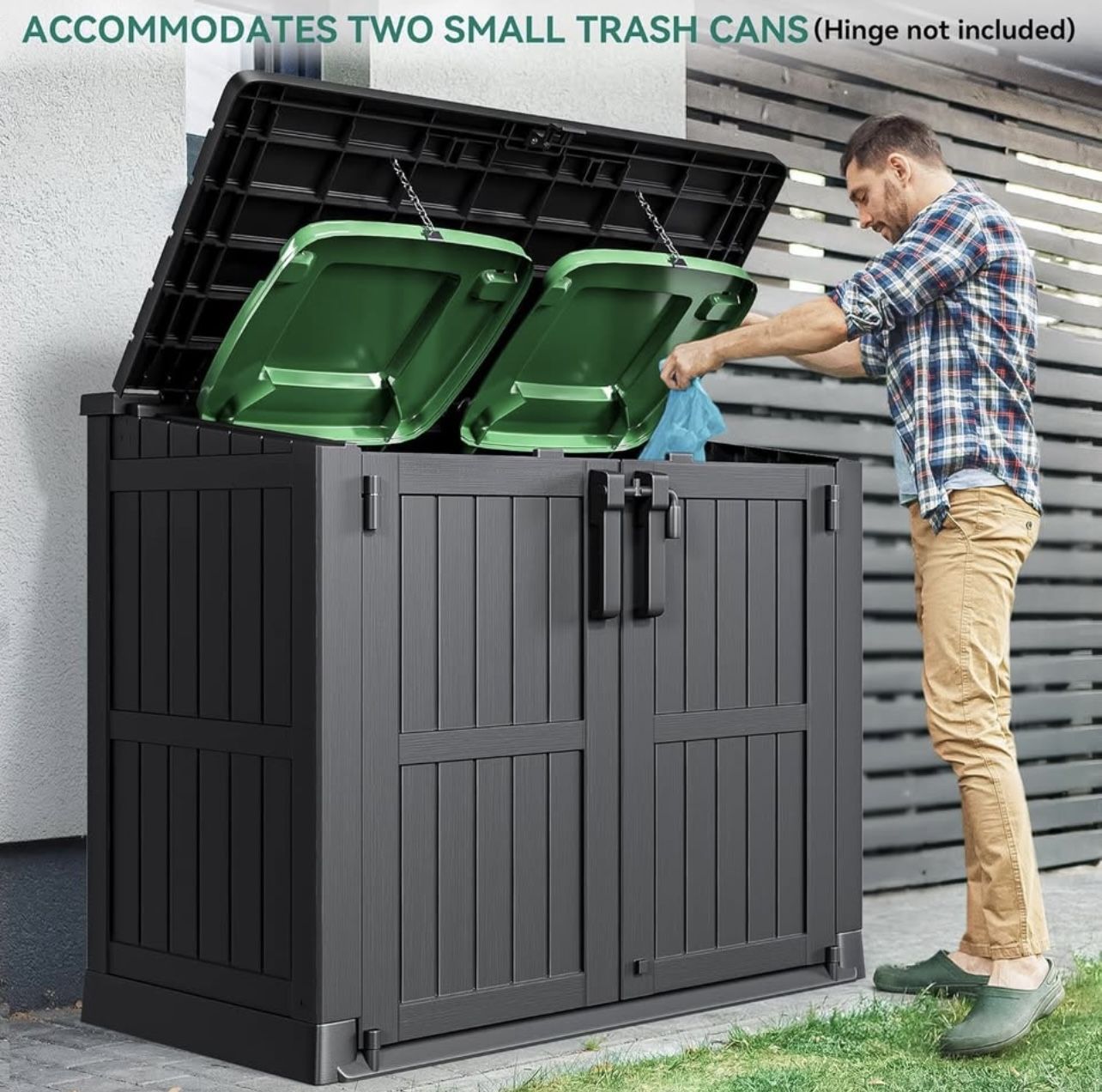 OUTDOOR STORAGE SHED 36 CU FEET WATERPROOF AND LOCKABLE BRAND NEW JUST BUILT!!!