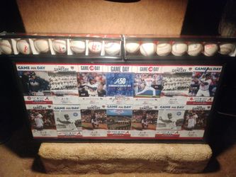 Autographed Baseballs And Game Programs COLLECTION MAKE ME A OFFER 4 ALL