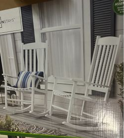 Brand new wooden porch rocker
