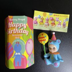Sonny Angel Open Box Figurine Happy Birthday Replica