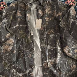 Camo Button Up 