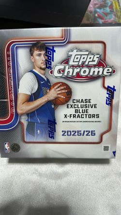 Topps Chrome 2025–26 Chase Exclusive Blue X-Fractors (Sealed)