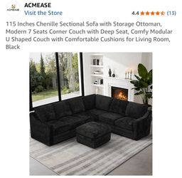 Chenille Sofa 7 seats New