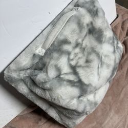 Pottery Barn Faux Fur Speaker Lap Desk