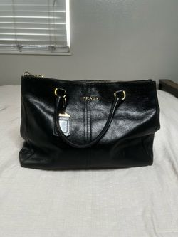 AUTHENTIC PRADA VITELLO 2WAY SATCHEL CALFSKIN