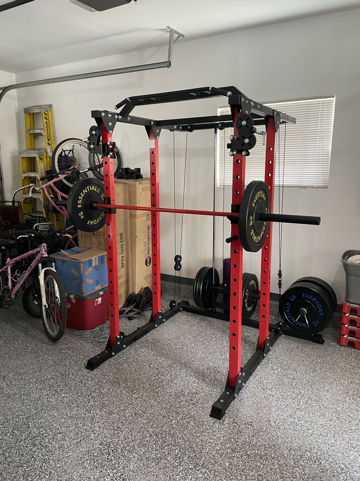 Heavy Duty Weightlifting Power Cage