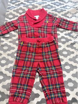 Ralph Lauren 2-Piece Holiday Outfit – 12 Months