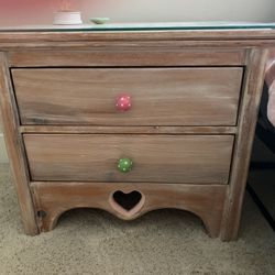 Solid Knotty Pine Nightstand 