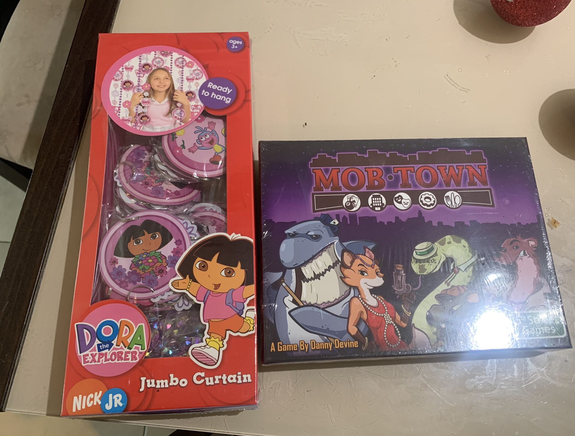2 Kids Game, Dora Curtain And 5th Street Game 
