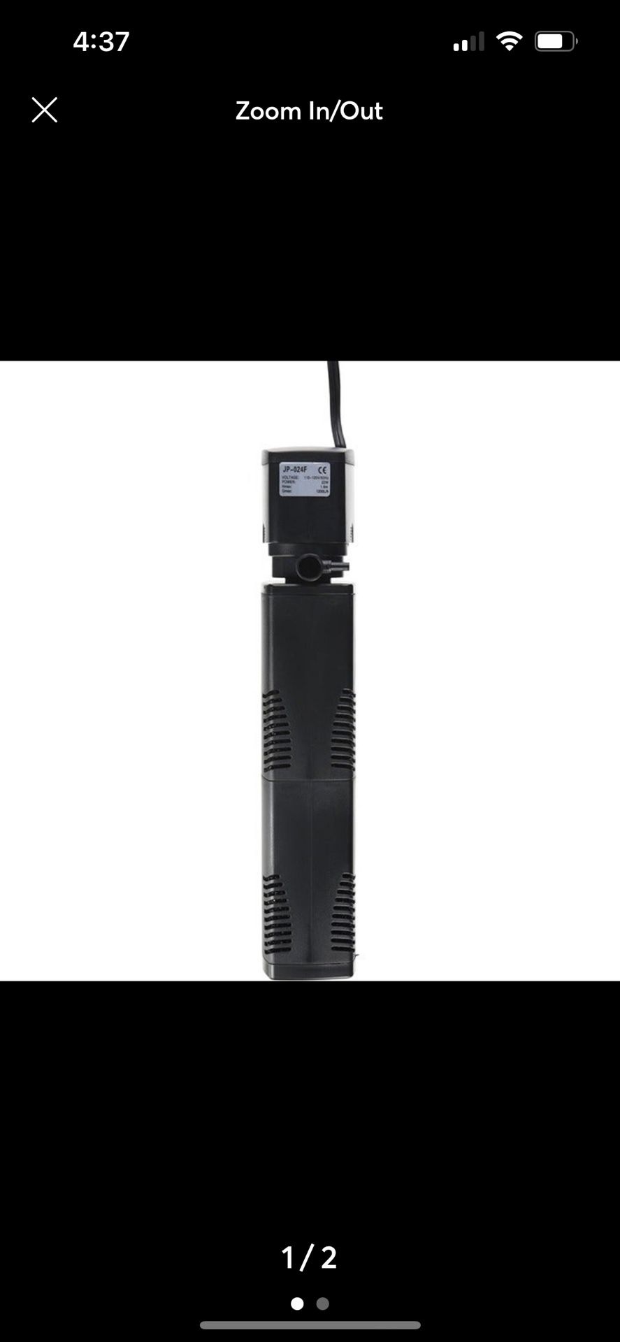 SunSun JP-024F 317 GPH Aquarium Powerhead Water Pump with Internal Filter