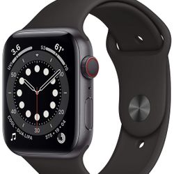 Apple Watch Series 6 (GPS + Cellular) Space Gray Aluminum — NEW (tag exercise, Bowflex)