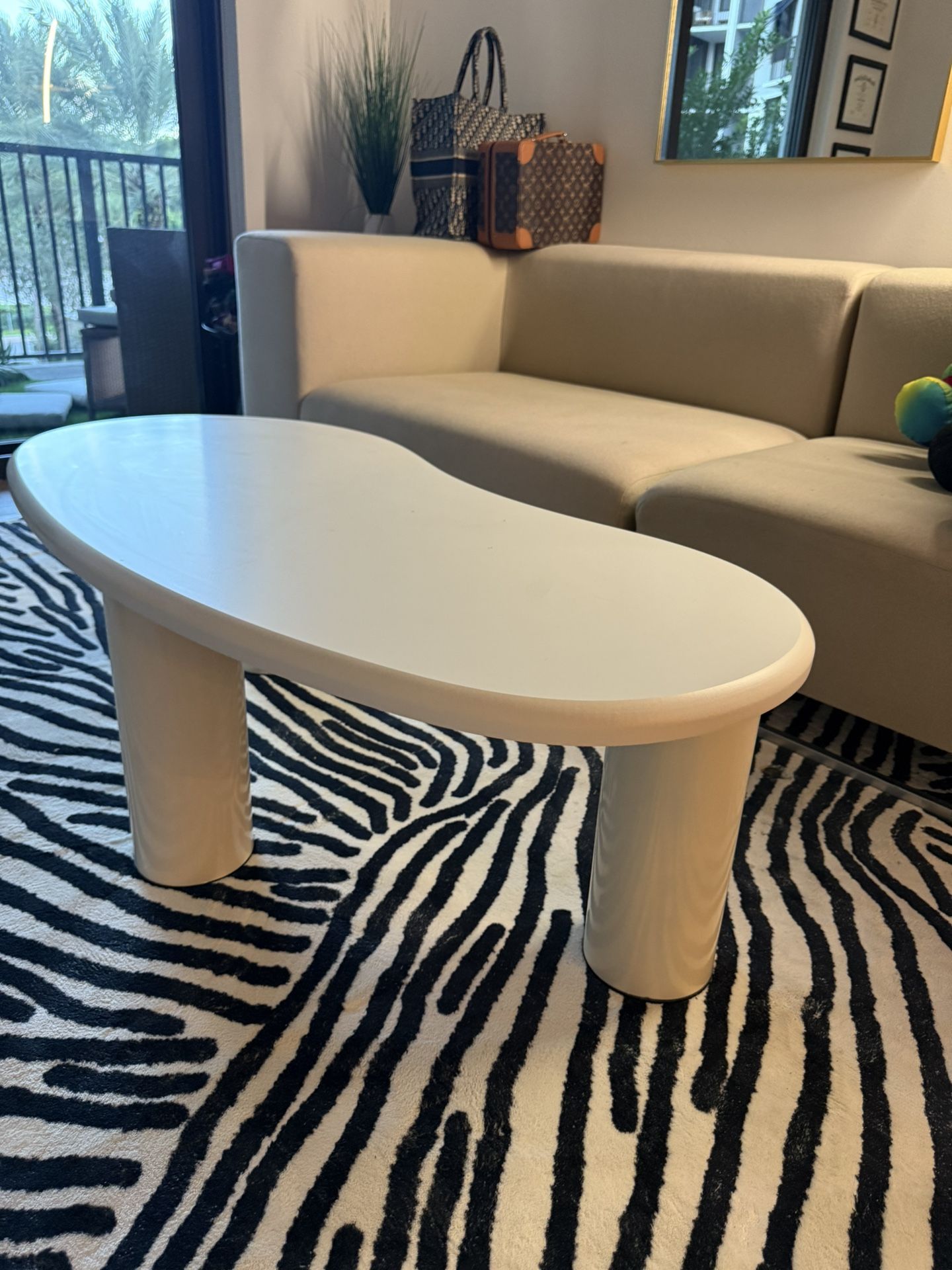 Modern White Cloud-Shaped Coffee Table for Sale!