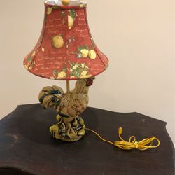 Antique Rooster Lamp $55