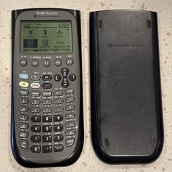 Texas Instruments TI-89 Titanium Graphing Calculator Gray Black TESTED WORKING Math