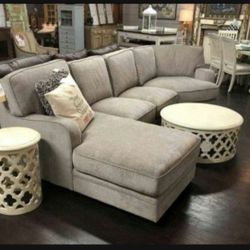 Analiese 3 Piece Gray  Sectional 🔥 Brand New 🔥 Fastest Delivery 🚚 