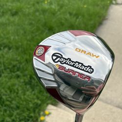 TaylorMade Burner Draw Right Handed Driver 10.5 Loft 50g Flex Graphite Shaft W/ Headcover 