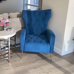 Blue Accent Chairs (Set of 2)