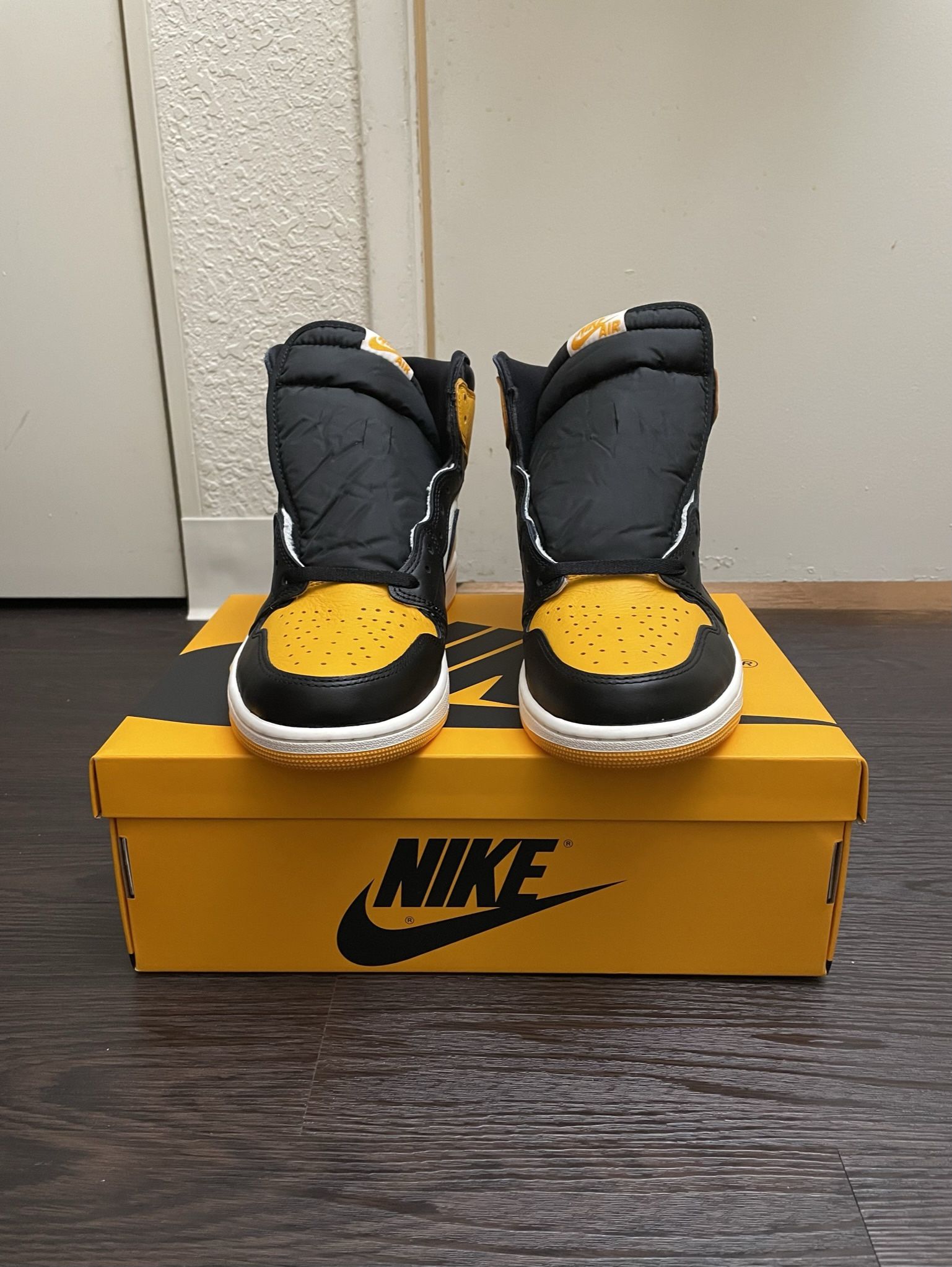 Nike Air Jordan 1 Retro High OG Yellow Toe “ Taxi ”Men’s Size 12 US !! READ DESCRIPTION❤️ Athletic shoes & Sneakers
