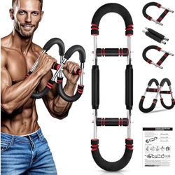 Twister Arm Trainer [NEW], Chest Workout Equipment Adjustable Shaker Twister Arm Trainer for Men Women, Portable Power Chest Clip Muscle Fitness with 