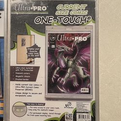 Ultra-Pro One Touch Magnetic Comic Book Comic Holder *BRAND NEW MINT* UV Protected Wall Hanging Marvel DC Image