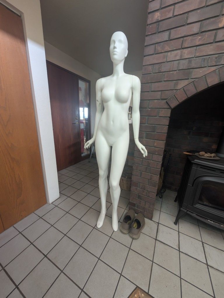 Full size dressable Doll all white and clean