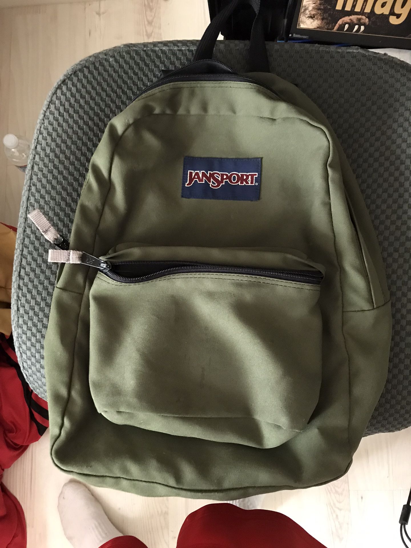 Nice Olive Green Jansport Backpack
