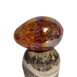 jasper mini dragon egg 2"  orange